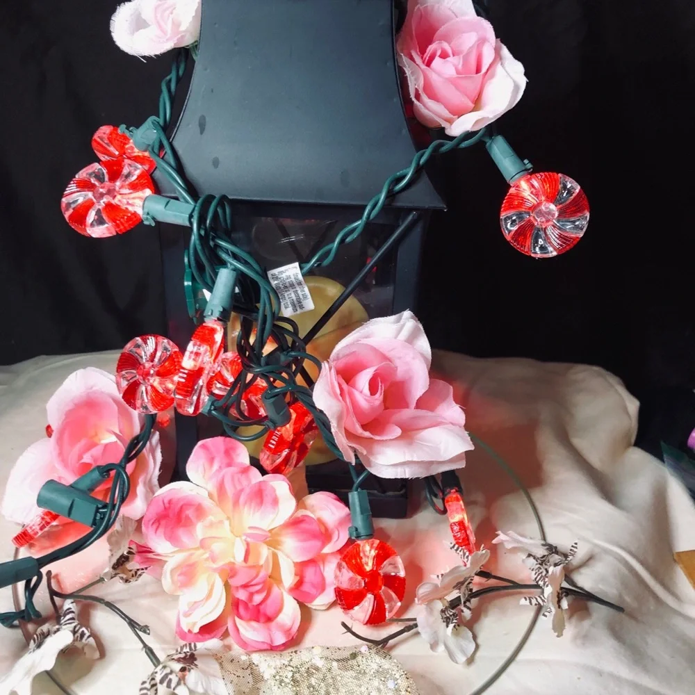 Vintage Decorative Red String Lights